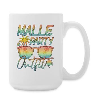 Malle Party Outfit - Große Tasse 440 ml - Weiß - Rechts
