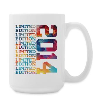 LIMITED EDITION 2014 12 YEARS 12TH BIRTHDAY - Large Mug 440 ml - white - Right