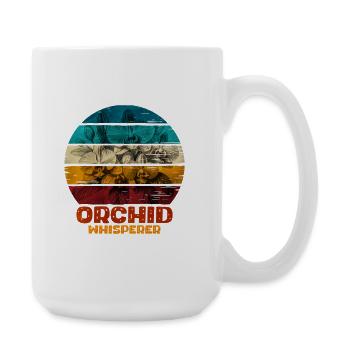 Orchid Whisperer Design - Large Mug 440 ml - white - Right
