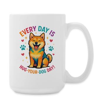 Shiba Inu - Large Mug 440 ml - white - Right