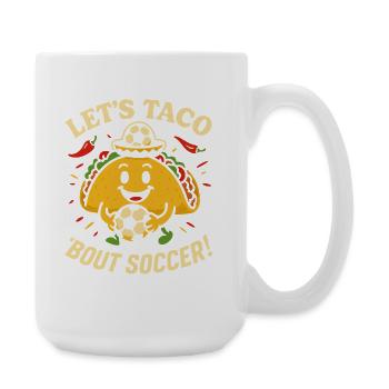 Parlons de football - Grande tasse 440 ml - blanc - Droite