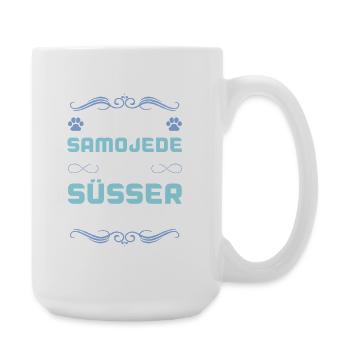 Samoyed Dog Saying - Large Mug 440 ml - white - Right