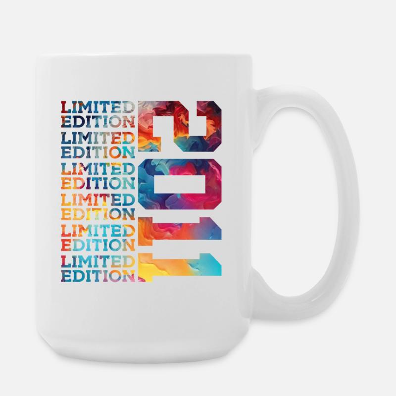 ÉDITION LIMITÉE 2011 14 ANS 14E ANNIVERSAIRE - Grande tasse 440 ml - blanc