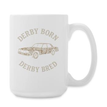 Demolition Derby Fan Pit Crew Crash Driver Fair - Large Mug 440 ml - white - Right