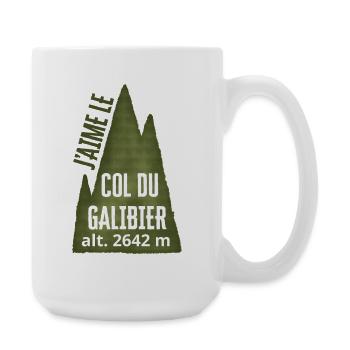 Col du Galibier Alt 2642 m - Large Mug 440 ml - white - Right