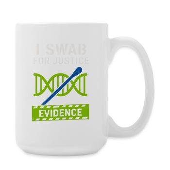 Forensic Chemist Crime Lab Toxicology - Large Mug 440 ml - white - Right