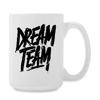 Dream Team - Große Tasse 440 ml - Weiß - Rechts