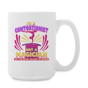 Kontorsionist Kontorsion - Große Tasse 440 ml - Weiß - Rechts