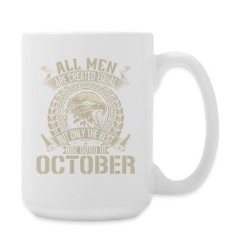 Eagle of Equality October Design - Large Mug 440 ml - white - Right