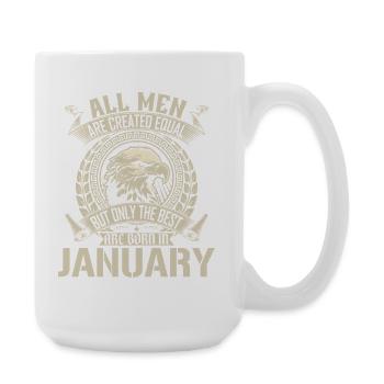 Januar Eagle Unity Motiv - Große Tasse 440 ml - Weiß - Rechts