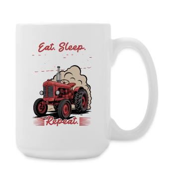 Tractor Kids Farm Lifestyle - Large Mug 440 ml - white - Right