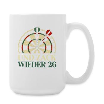 Darts Dart Dartboard Dartboard Dart Player - Large Mug 440 ml - white - Right