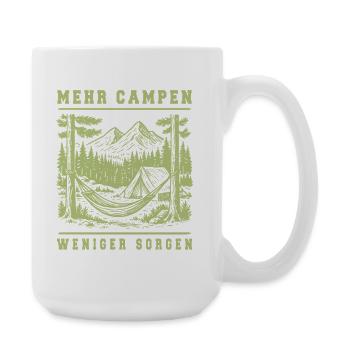 Plus Camping Moins de soucis Camping Aventure Rétro - Grande tasse 440 ml - blanc - Droite