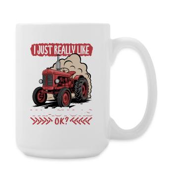 Tractor Kids Farm Lifestyle - Large Mug 440 ml - white - Right