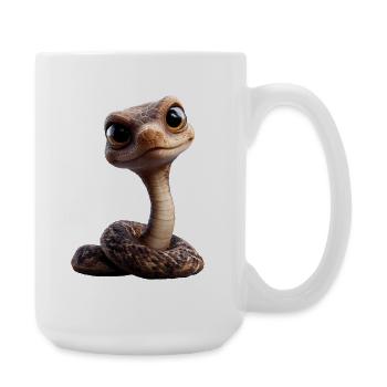 snake, python, cobra, rattlesnake, snakes - Large Mug 440 ml - white - Right
