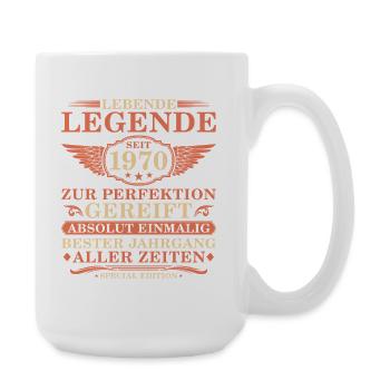 55e anniversaire Année millésime 1970 - Grande tasse 440 ml - blanc - Droite