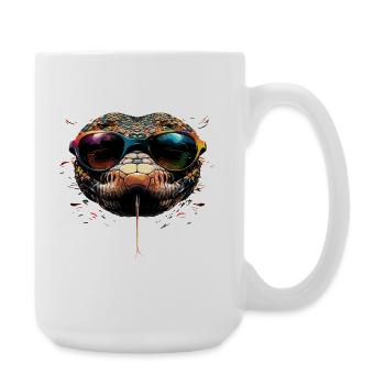 snake, python, cobra, rattlesnake, snakes - Large Mug 440 ml - white - Right