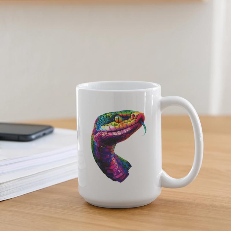 snake, python, cobra, rattlesnake, snakes Large Mug 440 ml