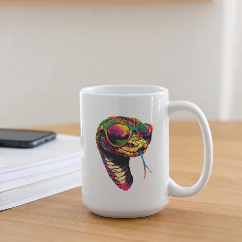 snake, python, cobra, rattlesnake, snakes Large Mug 440 ml