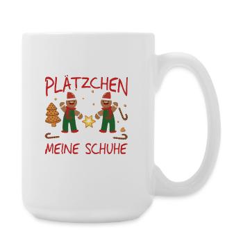 Christmas Outfit Cookie Baking Christmas Xmas - Large Mug 440 ml - white - Right