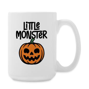 Kleines Monster - Große Tasse 440 ml - Weiß - Rechts