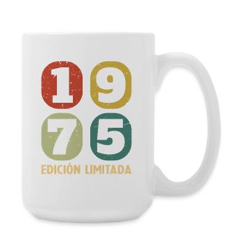 1975 Vintage Rétro Cadeau d’anniversaire - Grande tasse 440 ml - blanc - Droite