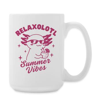 Relaxolotl Ambiance estivale - Grande tasse 440 ml - blanc - Droite