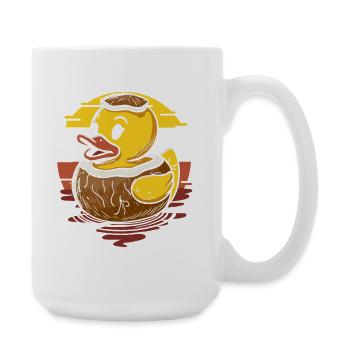Süßer Entenküken auf Kokosnuss - Grande tasse 440 ml - blanc - Droite