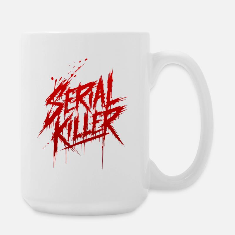 Serial killer - Große Tasse 440 ml - Weiß