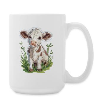 Cow - Large Mug 440 ml - white - Right
