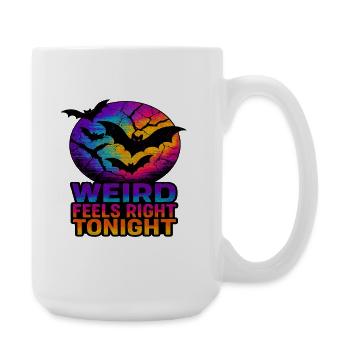 Weirdcore Halloween - Große Tasse 440 ml - Weiß - Rechts