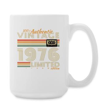 Original 1976 Vintage Vintage Birthday Retro - Large Mug 440 ml - white - Right
