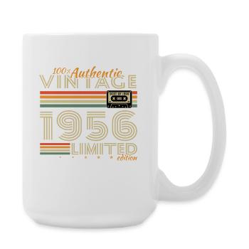 Original 1956 Vintage Vintage Birthday Retro - Large Mug 440 ml - white - Right