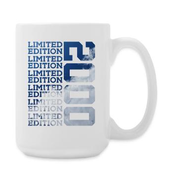 26 JAHRE LIMITED EDITION 2000 26. GEBURTSTAG - Große Tasse 440 ml - Weiß - Rechts