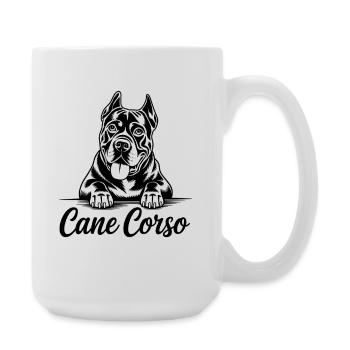 Cane Corso Dog Lover Design pour les amoureux des animaux - Grande tasse 440 ml - blanc - Droite