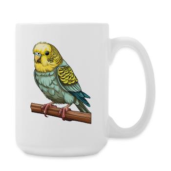 PERRUCHE OISEAU - Grande tasse 440 ml - blanc - Droite
