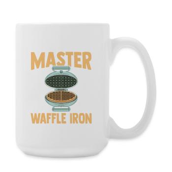 Waffeleisen Meister Professioneller Waffel Experte - Große Tasse 440 ml - Weiß - Rechts