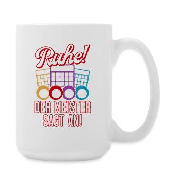 Bingo Game Rest The Master Announces Bingo - Large Mug 440 ml - white - Right