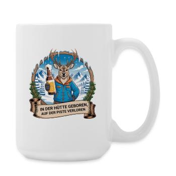 Team Party Ski Holiday Ski & Snowboarder Après Ski - Large Mug 440 ml - white - Right