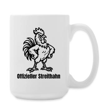 Bagarreur officiel - Grande tasse 440 ml - blanc - Droite