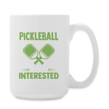 Cadeau de joueur de paddle ball de l’équipe de pickleball - Grande tasse 440 ml - blanc - Droite