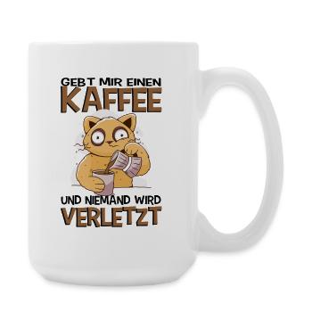 Lustige Sprüche Fun Outfits Ironie Sarkasmus - Große Tasse 440 ml - Weiß - Rechts