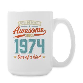 Awesome Since 1974 - Large Mug 440 ml - white - Right