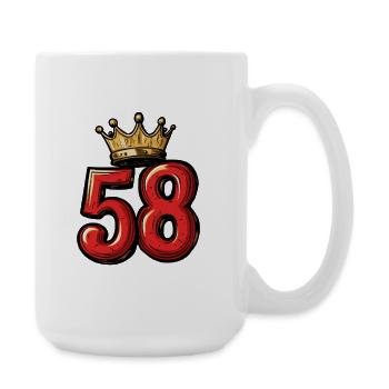 58 Number Krone - Large Mug 440 ml - white - Right