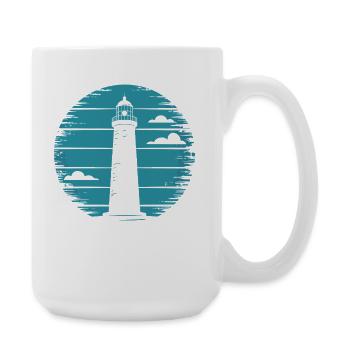 lighthouse - Large Mug 440 ml - white - Right