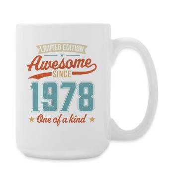 Awesome Since 1978 - Large Mug 440 ml - white - Right