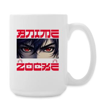Ich Gucke Nicht Nur Anime Manchmal Zocke Ich Auch - Große Tasse 440 ml - Weiß - Rechts
