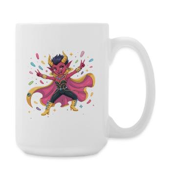 Disco Demon Diva - Large Mug 440 ml - white - Right