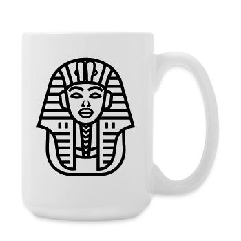 pharaon - Grande tasse 440 ml - blanc - Droite