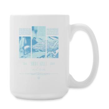 Kubanischer Ritter Anole Eidechse Besitzer Reptilienhalter - Große Tasse 440 ml - Weiß - Rechts